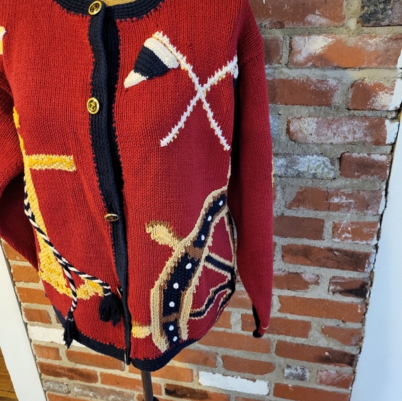 Eagle Eye collectibles 1995 cotton medium Nautical Themed Sweater - Picture 2 of 7